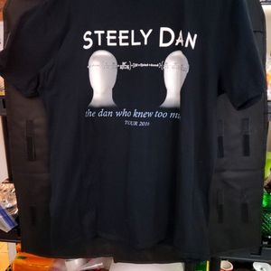 Steely Dan 2016 concert tour t-shirt the Dan who knew too much